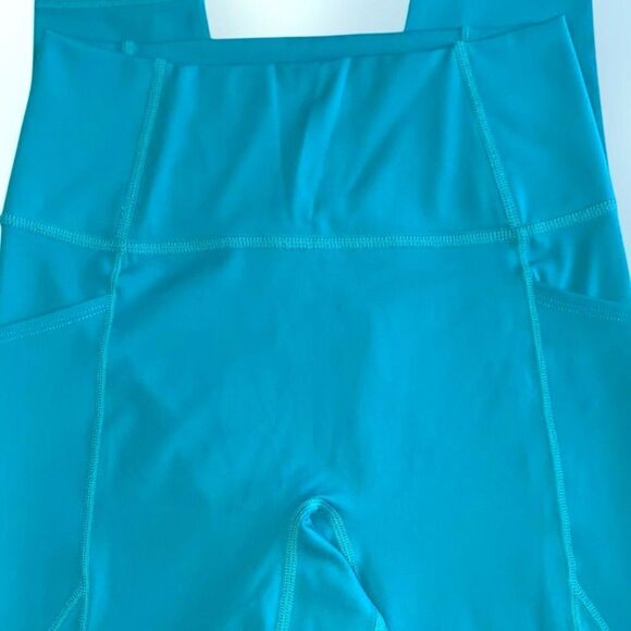 BANDIER Leggings Le Ore NWT Lucca High Rise Pocket Full Length Jade Size XS - Picture 4 of 11